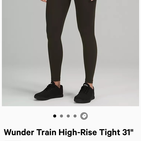 Lululemon Wunder Under Full Length Tights Size 6 - Picture 2 of 5